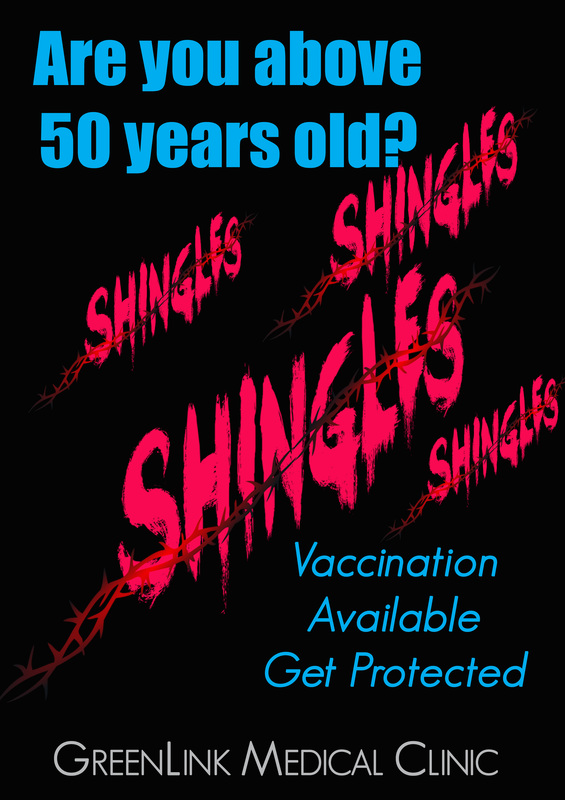 Shingles Vaccination at Greenlink Medical Clinic. Yishun, Khatib